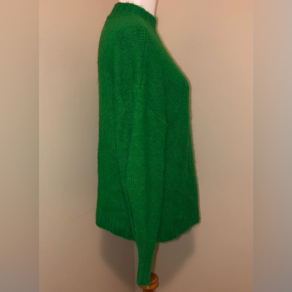 Pistola Carlen Fern Green Mock Neck Oversized Sweater,Size-Small(P2P-23.75”-24”) - Picture 8 of 9